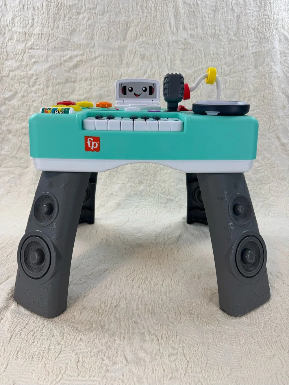 Fisher-Price Laugh & Learn Mix & Learn DJ Table | Interactive Musical Toy